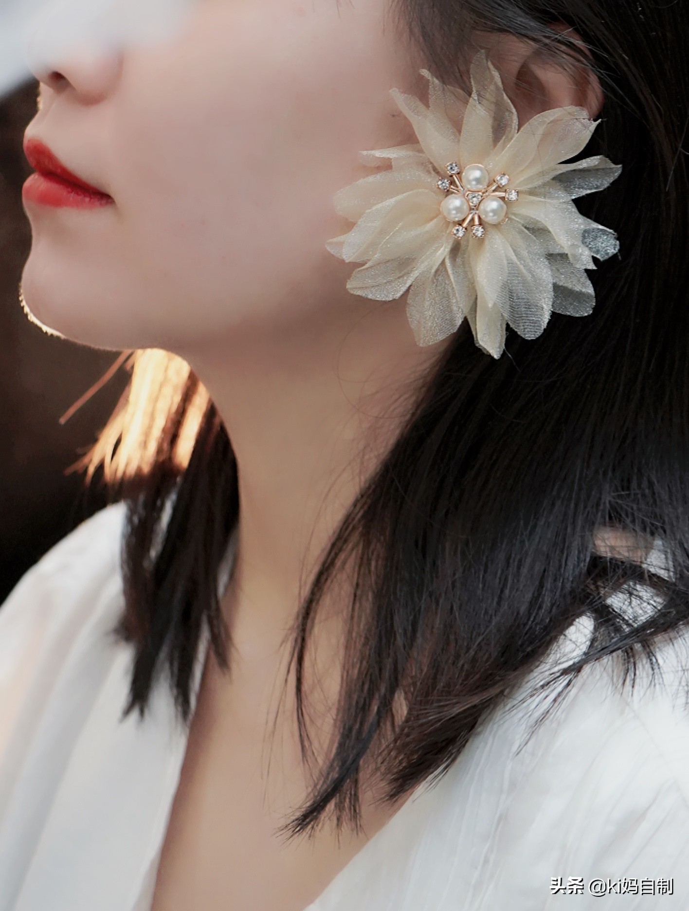 简单手工手残党都能做,手残党也能做的无洞耳环