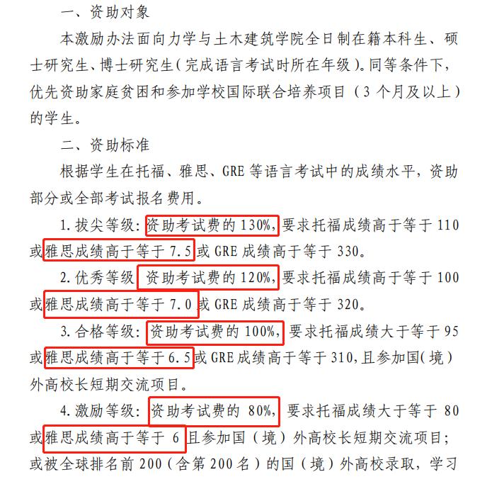 考雅思可以免学费吗,哪些大学报销雅思