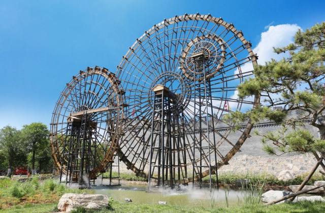 白鹿原白鹿仓景区冰雕,白鹿仓冰雕