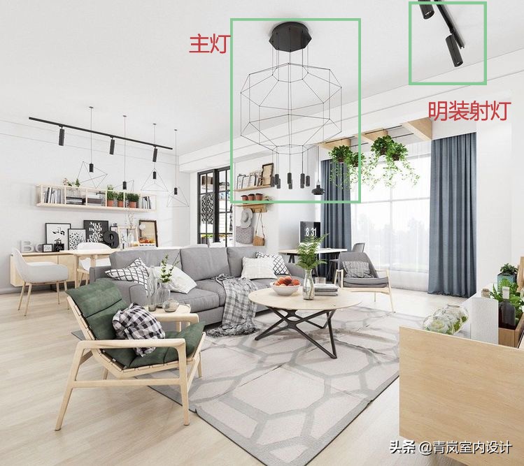 室内设计客厅灯光设计说明,客厅灯光设计师的灯光方案