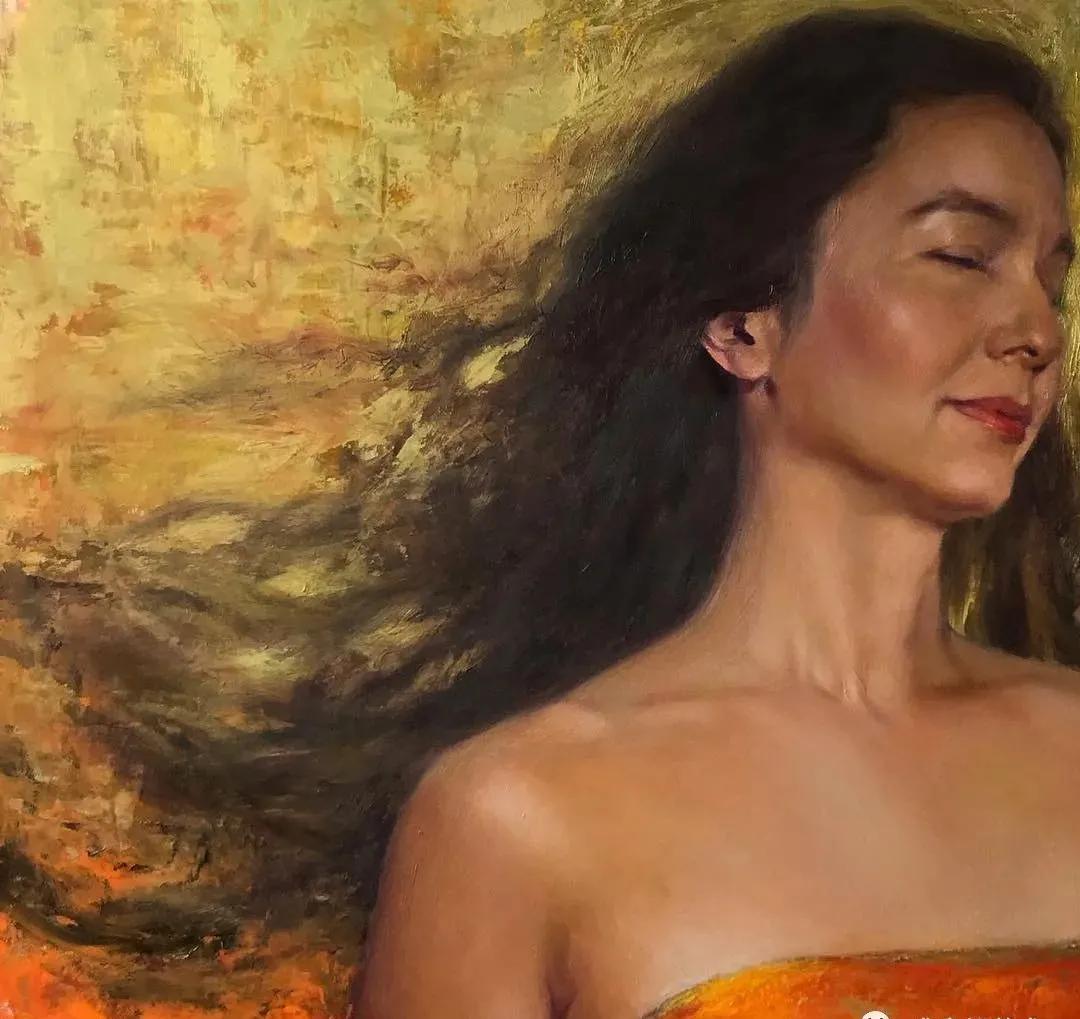 半成品看上去也如此精彩：美国画家路易斯的肖像作品