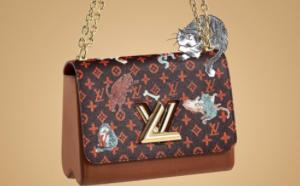 lv猫咪联名款包包,lv老花与猫联名