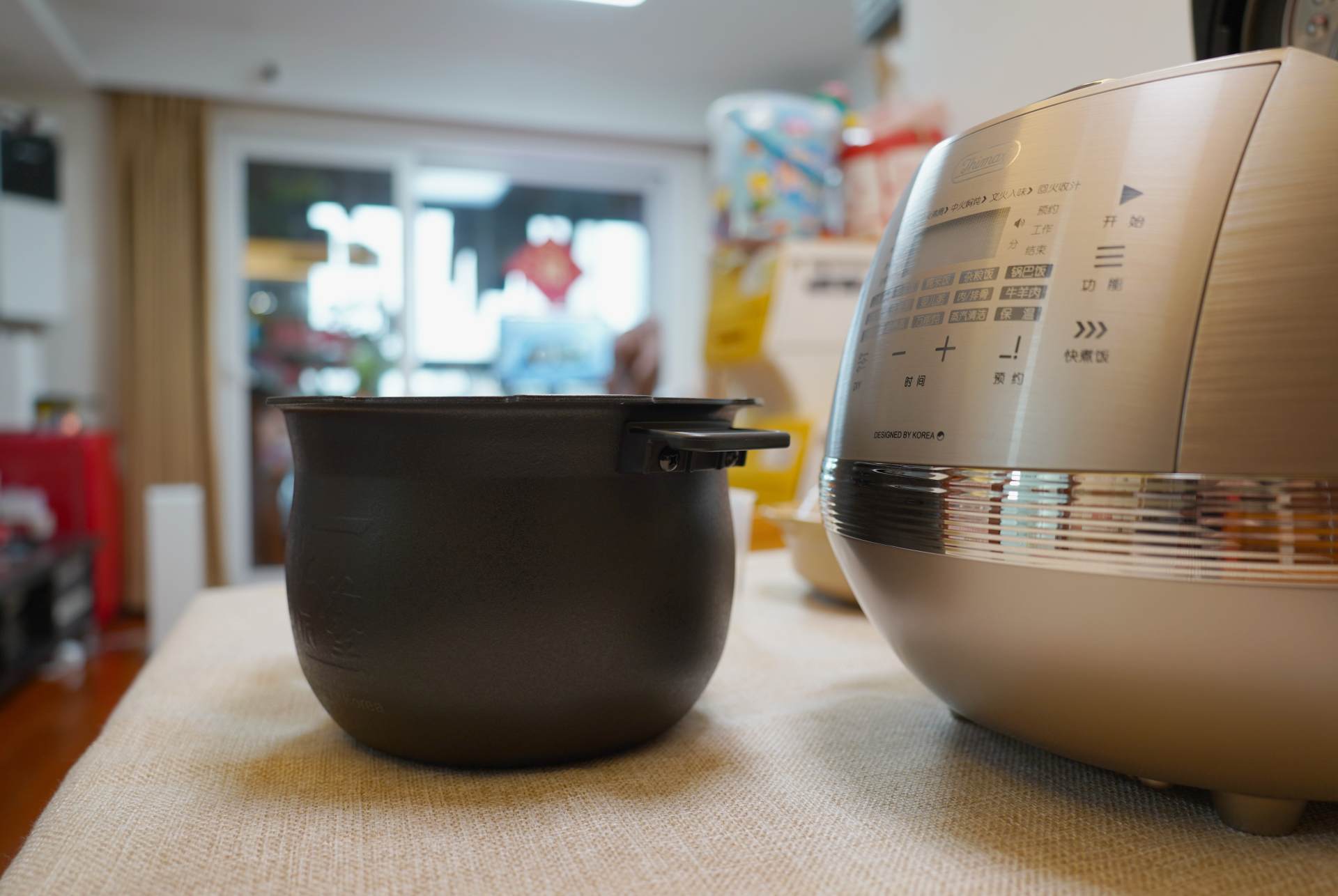 蔗浆菰米饭，蒟酱露葵羹。膳美师IH水光米饭压力电饭煲