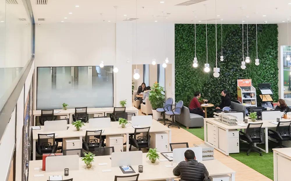 夏日“绿”调丨听说这种色系的办公室，让人不想下班