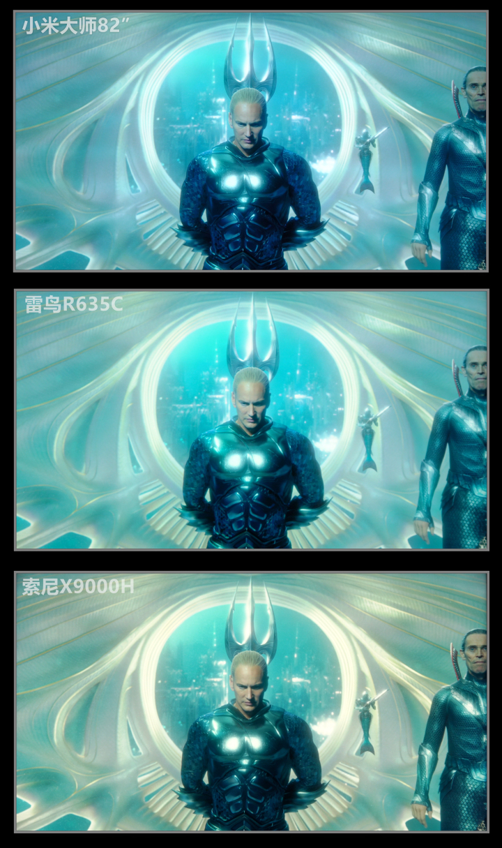 小米大师82PK索尼X9000H/雷鸟R635C全面评测