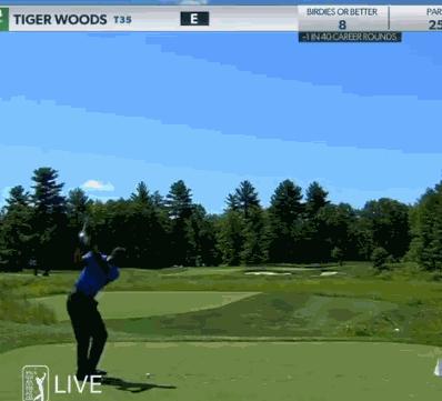 榜首竞争激烈异常!四人-7杆并列领跑!老虎T30张新军T85