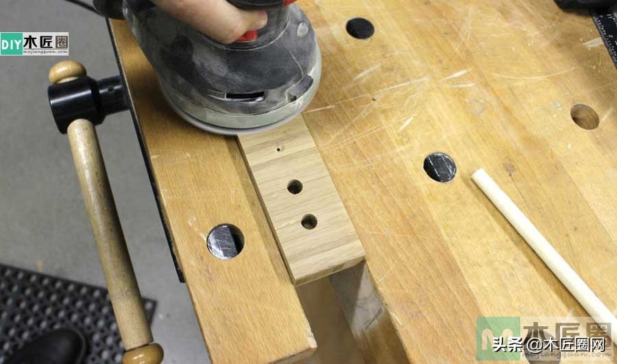 红酒杯倒挂架自制免打孔,高脚杯倒挂架木工制作