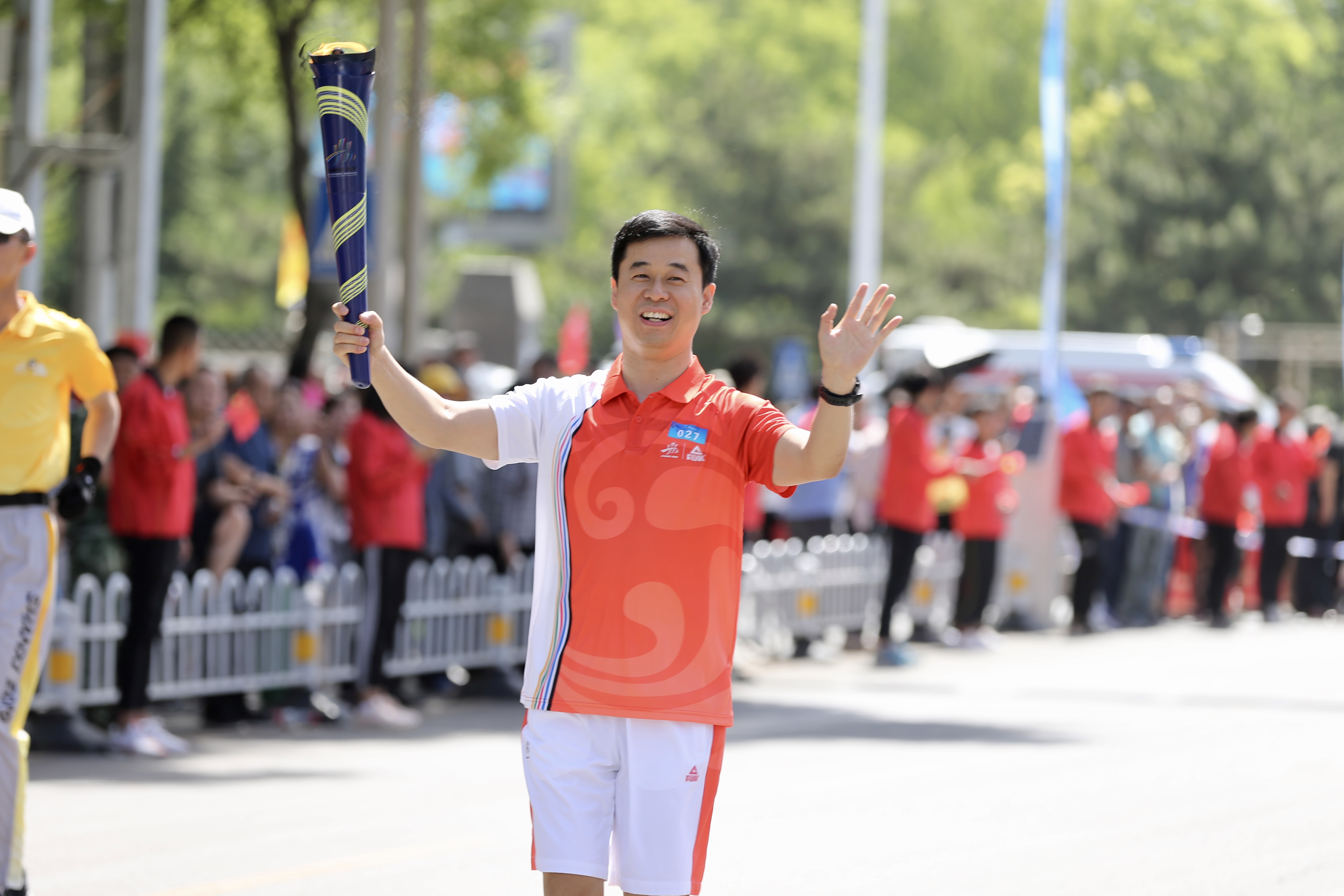 二青会实体火炬开始在朔州传递,二青会火炬传递长治上党区