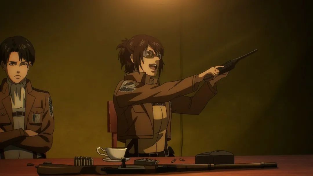 三笠艾伦和阿明,三笠第一次看见艾伦变巨人