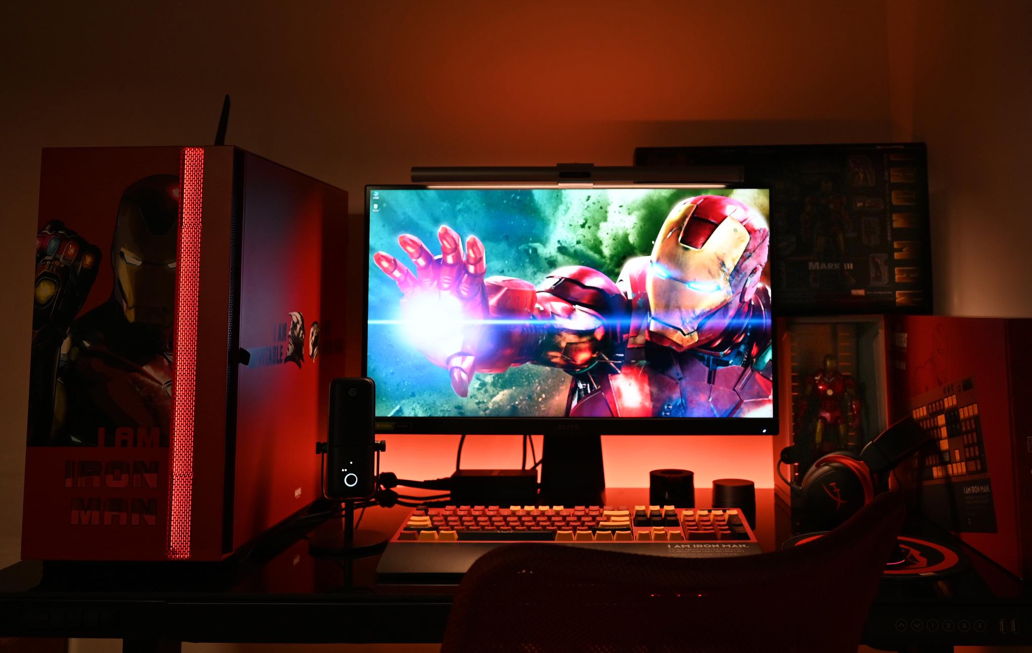 一代漫威英雄谢幕的缅怀，钢铁侠主题桌面SHOW