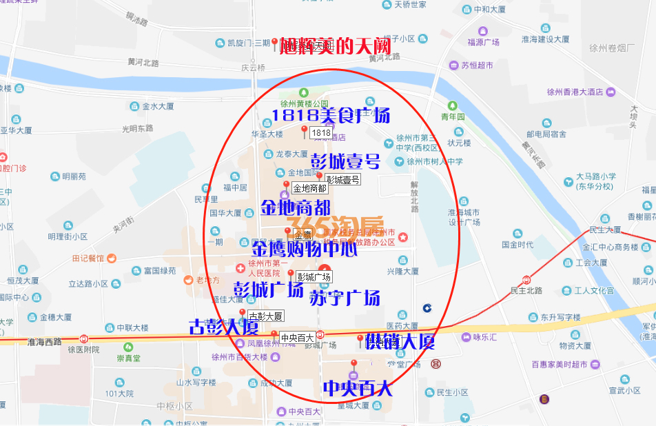 徐州买房各板块地图,买房跟着榜单走