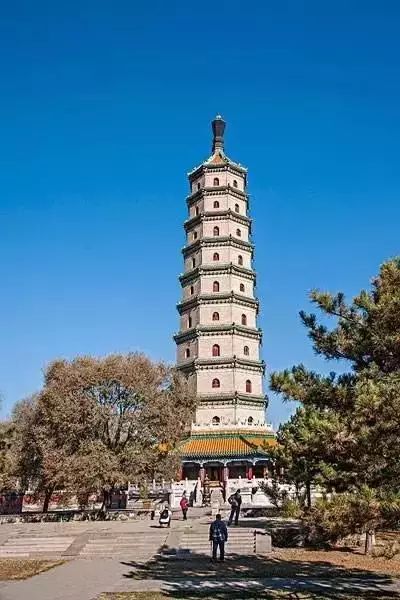 河北十大古塔排名辽代双塔,河北古塔全景图片