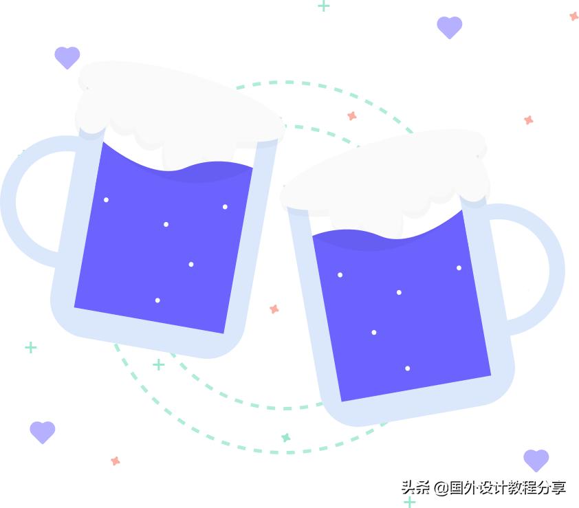 扁平矢量插画教程,矢量扁平插画怎么画