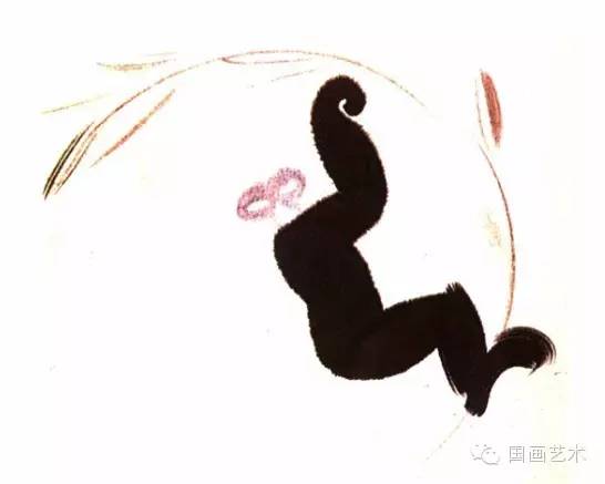 韩美林作品猴,韩美林画猴子视频教程
