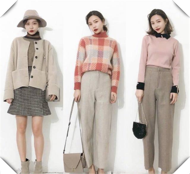 真正会打扮的人到了秋天也不慌,找件针织衫配条哈伦裤就能穿出门