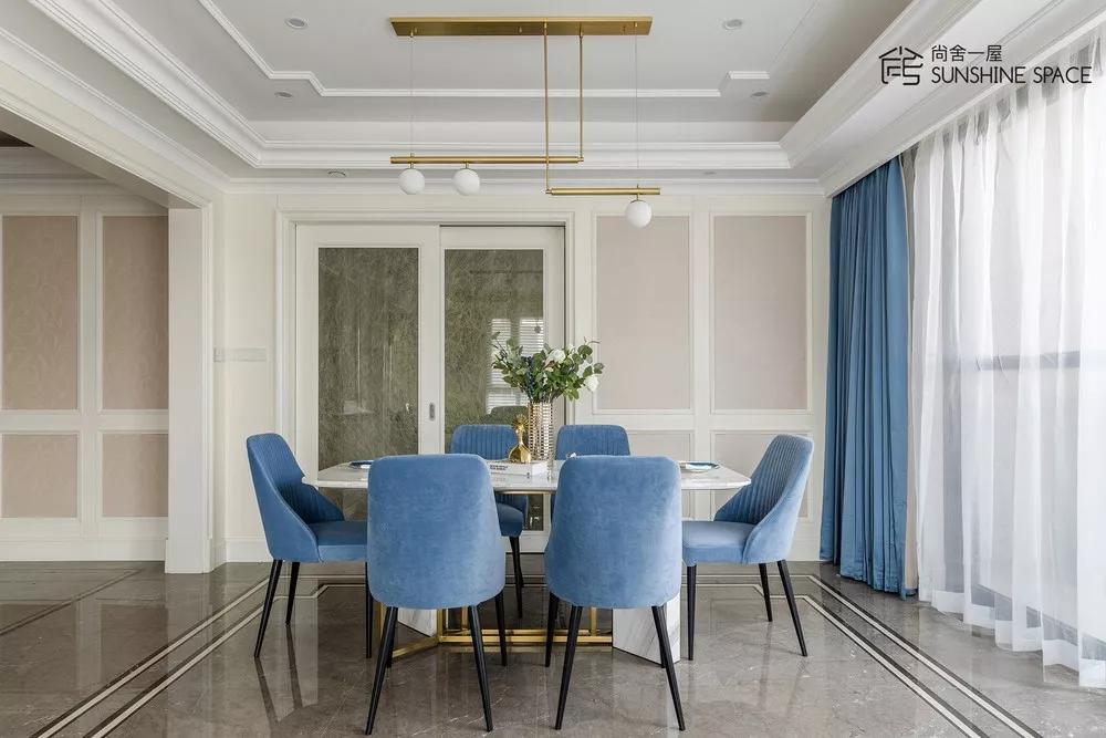 美式餐厅设计效果图小户型,美式简约风格餐厅设计效果图