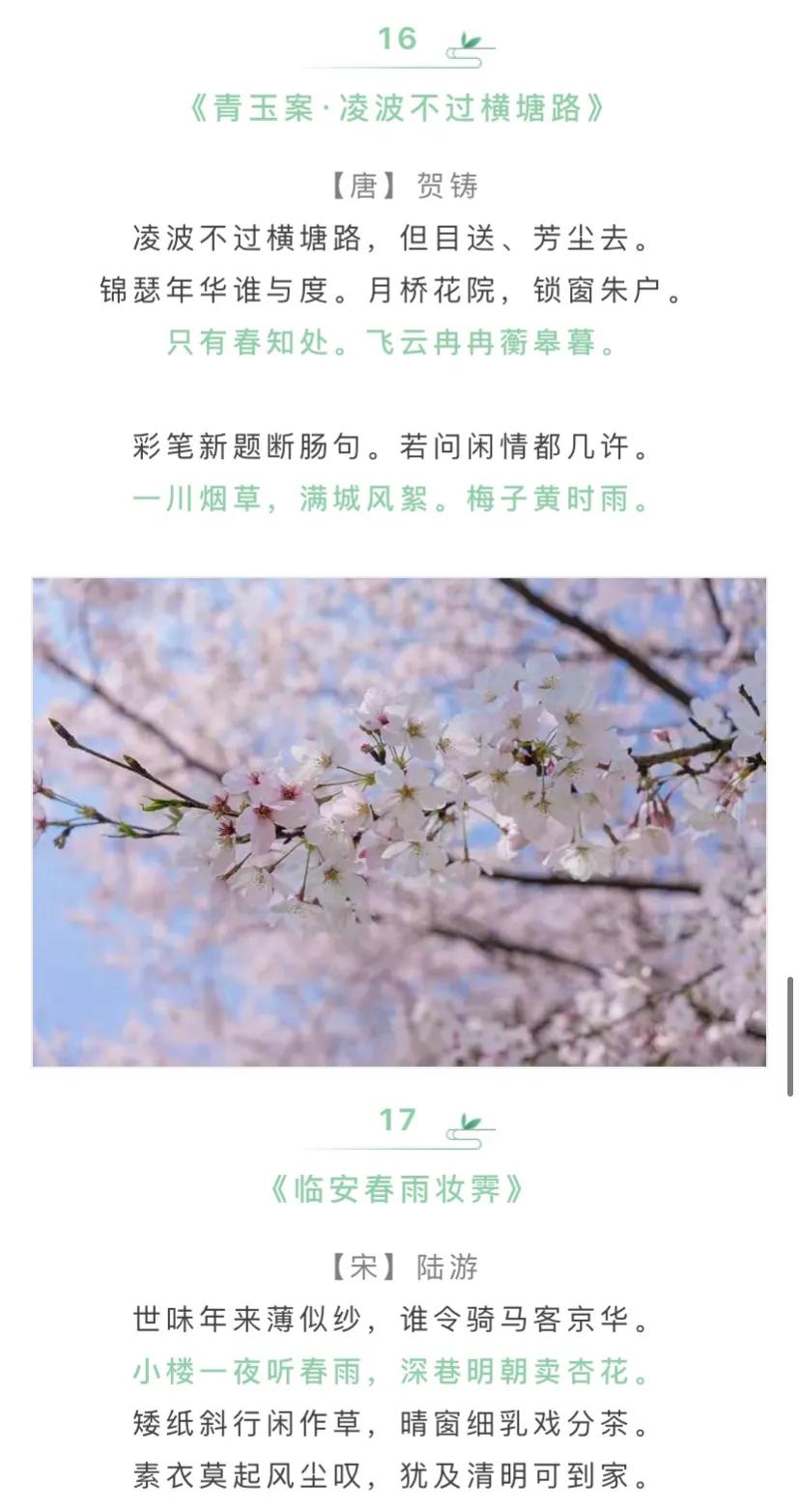 关于描写春天绵绵细雨的古诗词,关于春天的古诗词三年级100首