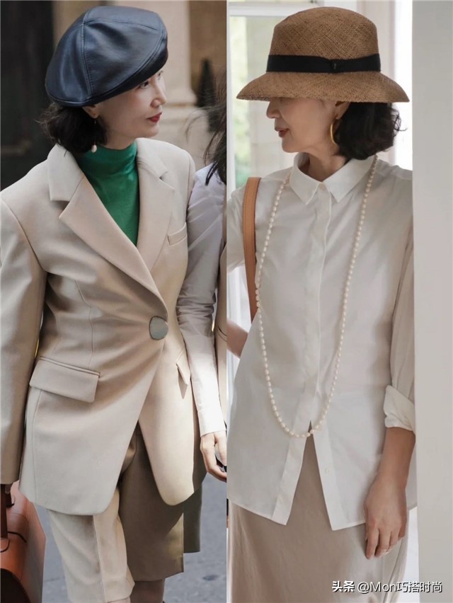 适合中年女性的时尚帽子,遮肉显脸小帽子