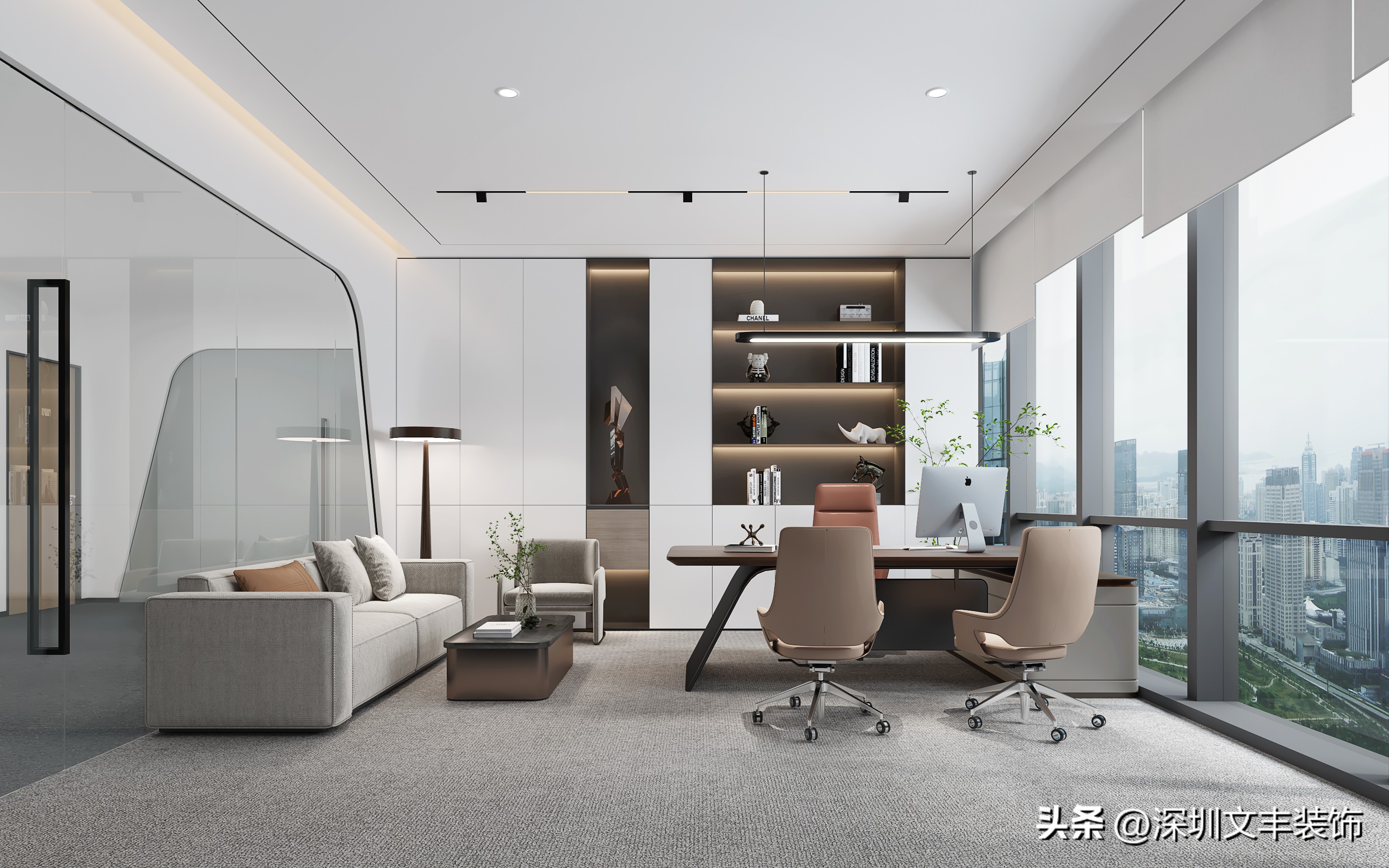 老板大型办公室怎么装修,经理办公室装修设计细节