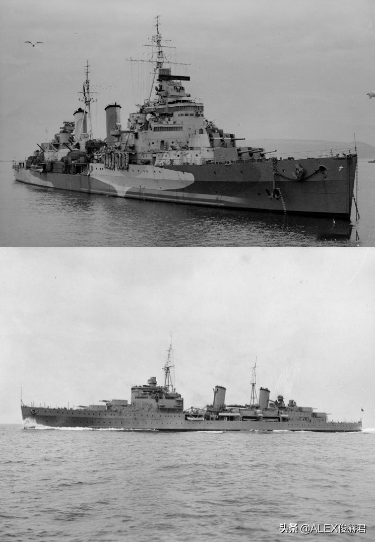 各型战列舰对比,巡洋舰和战列舰哪个更厉害