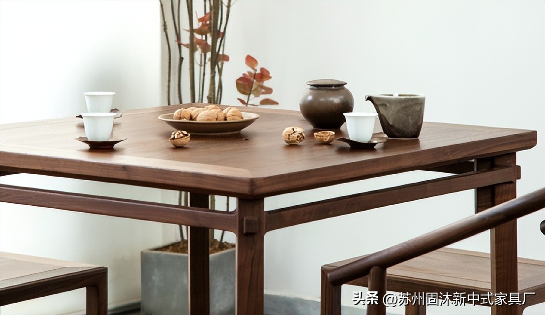 家具是原木风格治愈系小户型,原木家具现代简约风