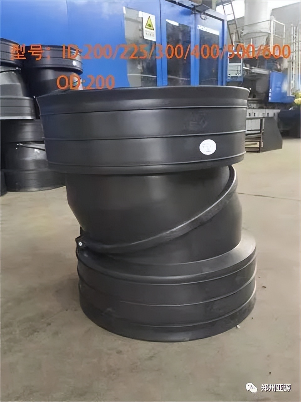 郑州帕利尔塑料检查井厂家统计的双壁波纹管配件大集合型号来了