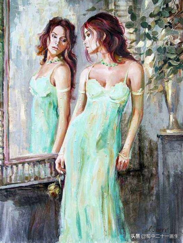 “人体艺术油画”精选:乌克兰18张,美国11张,中国20张,请欣赏