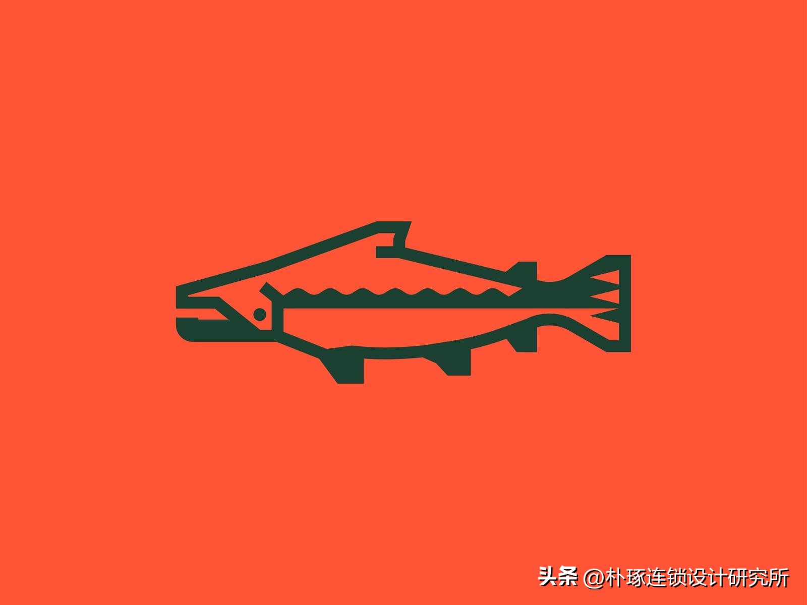 logo鱼设计创意图片欣赏,饭店logo鱼设计图片