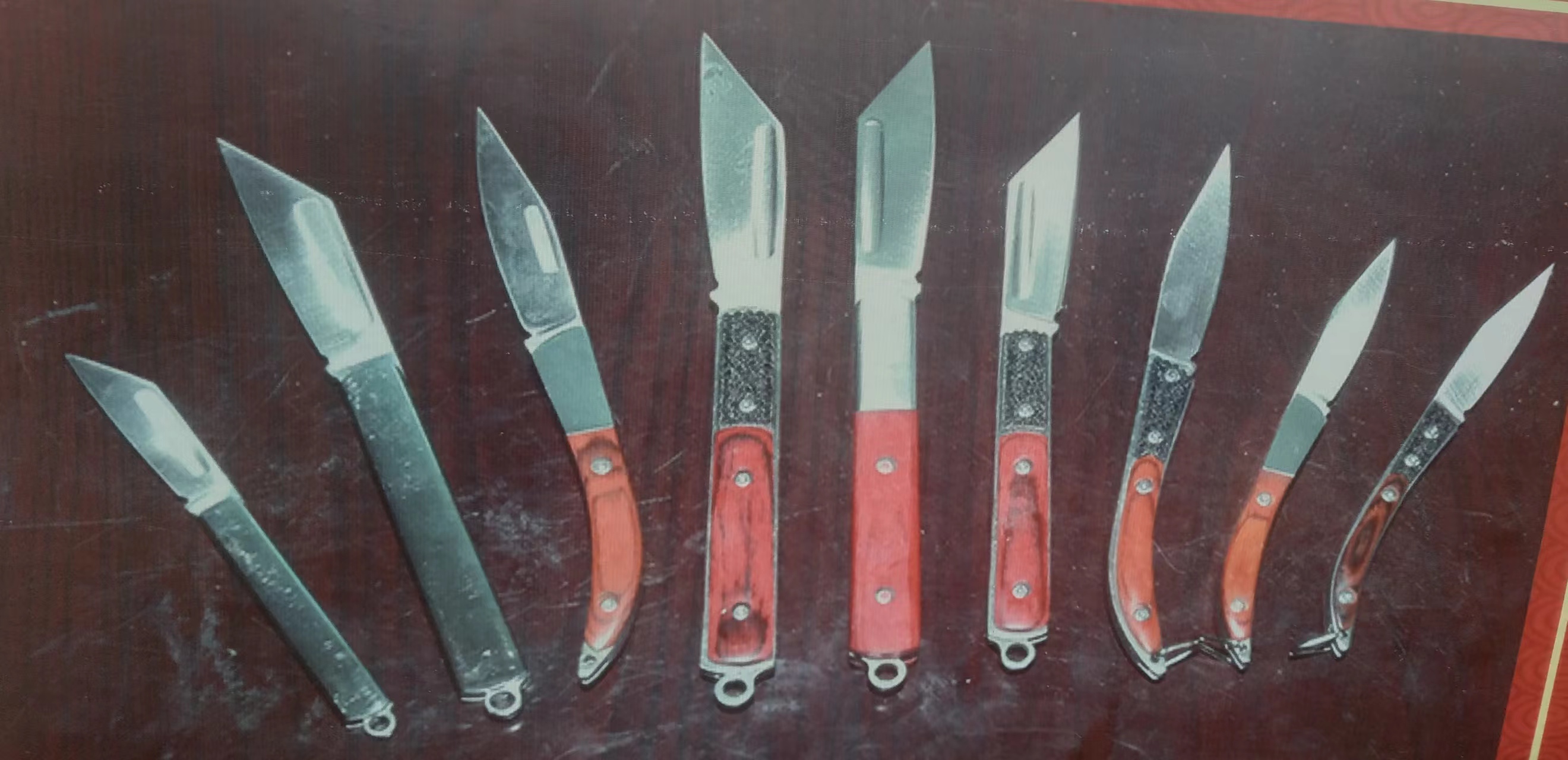 三利经典小刀,平南三利小刀广西老字号