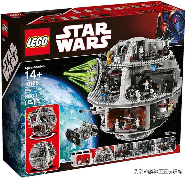 最大盒的乐高积木拼装视频,用十个乐高还原最大的乐高套装