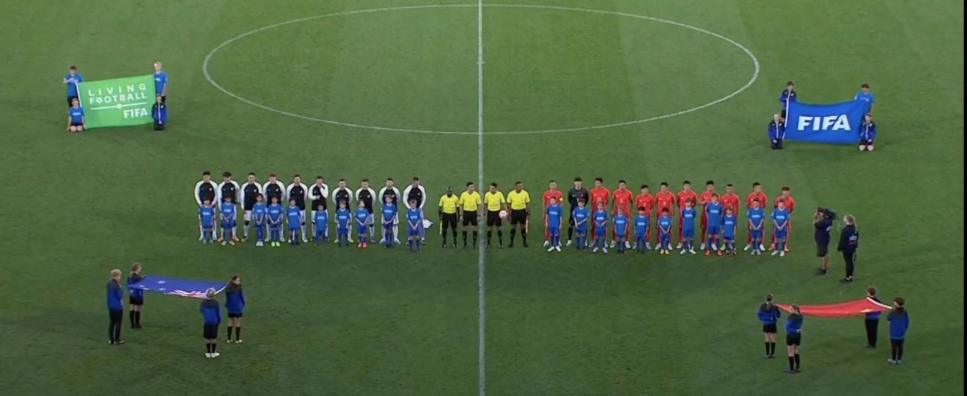 中国国家男子足球队vs新西兰,中国男子足球队0比12