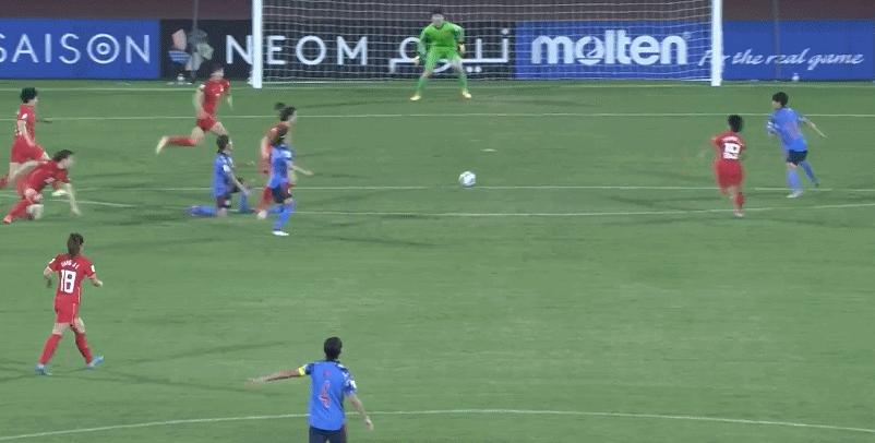 王珊珊绝杀韩国女足,女足王珊珊119分钟压哨