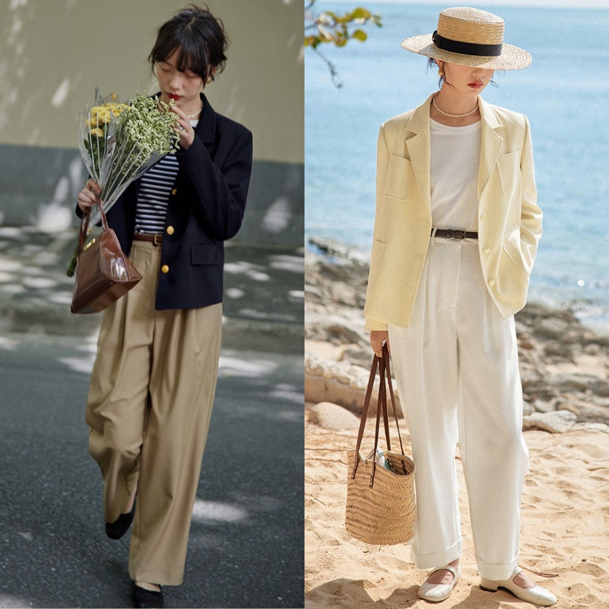 夏季裤子套装女洋气显瘦,男款显瘦夏季裤子