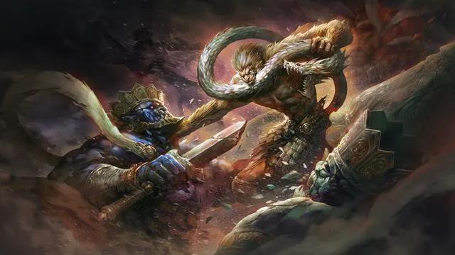 孙悟空经典插画,孙悟空的插画简单的