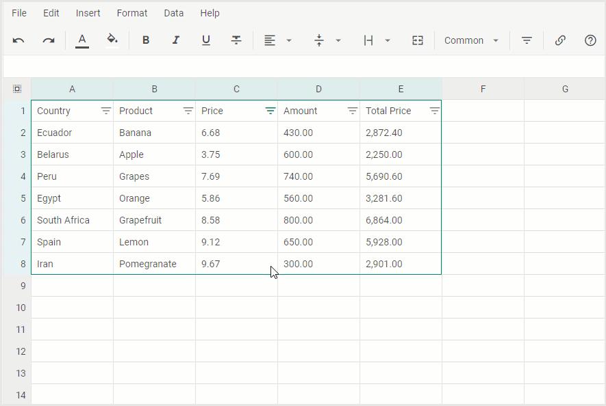表格控件DHTMLXSpreadsheet5.0来咯，来看看优化了哪些实用功能