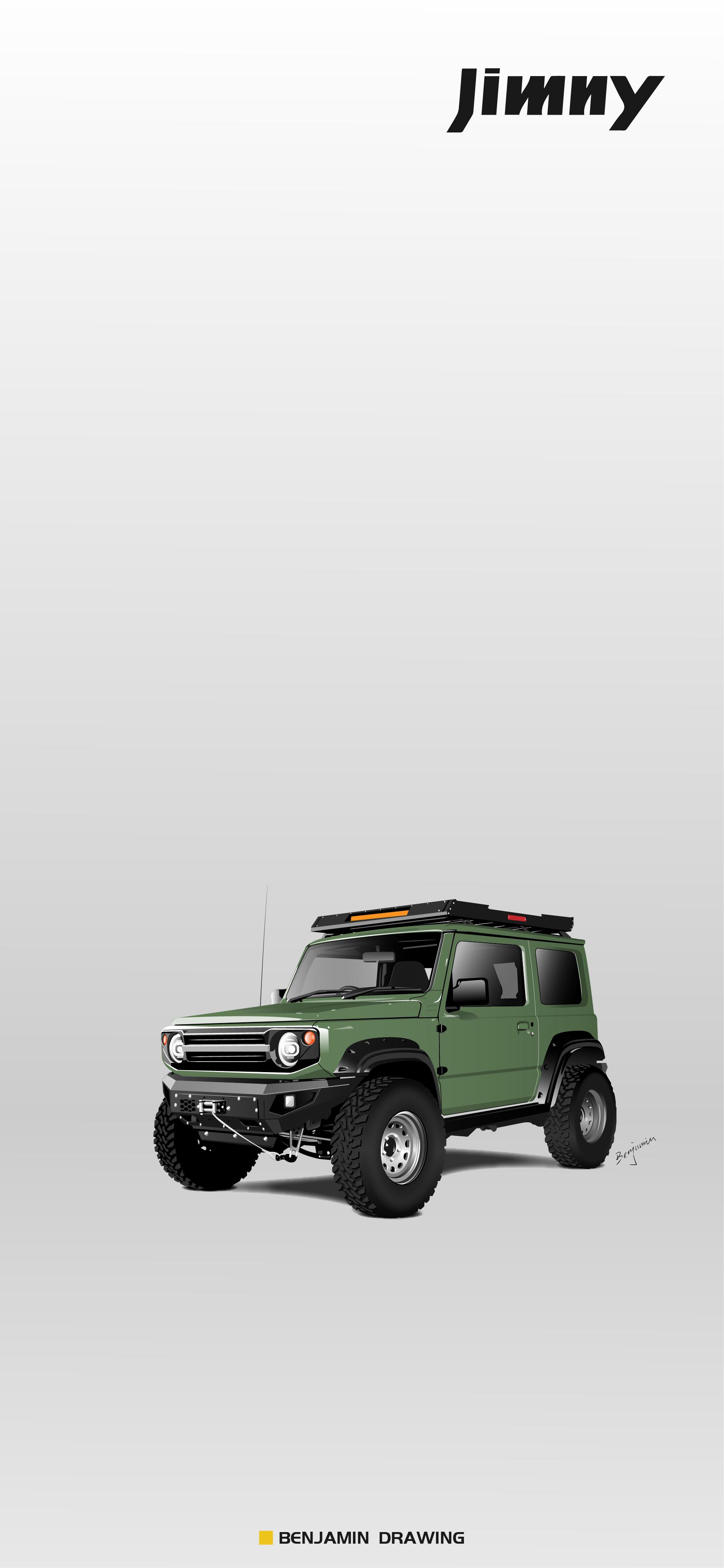 6-12岁手绘汽车,公路车插画壁纸