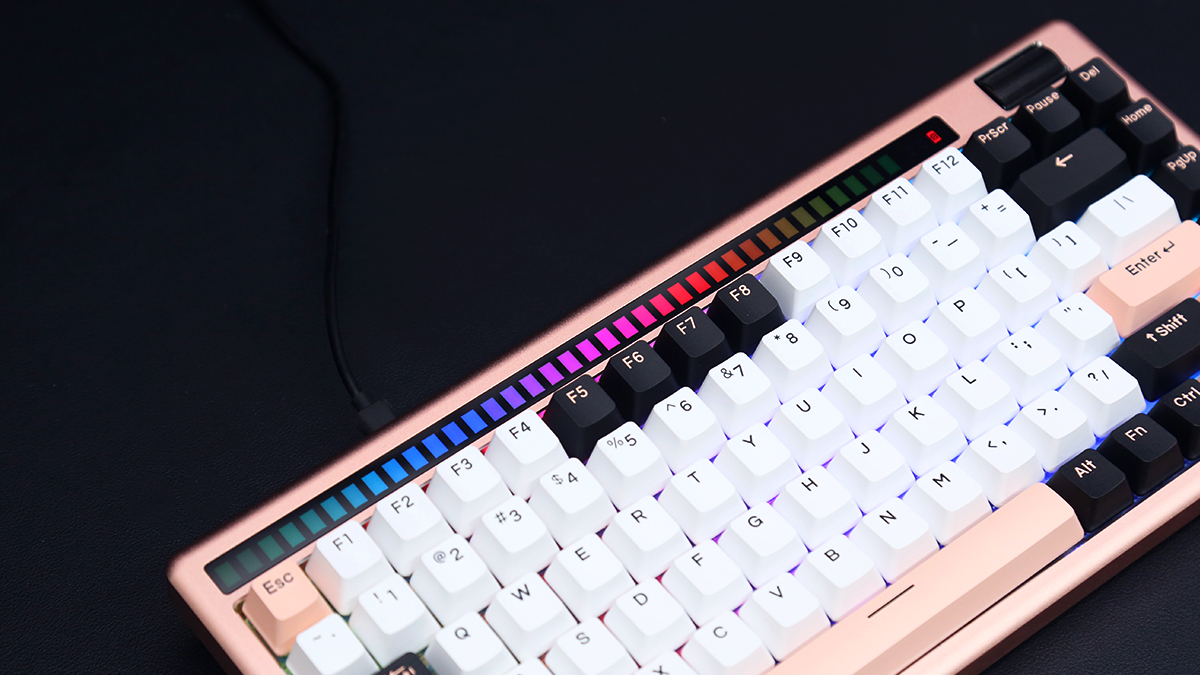 达尔优键盘a84测评,达尔优A87PRO单模机械键盘