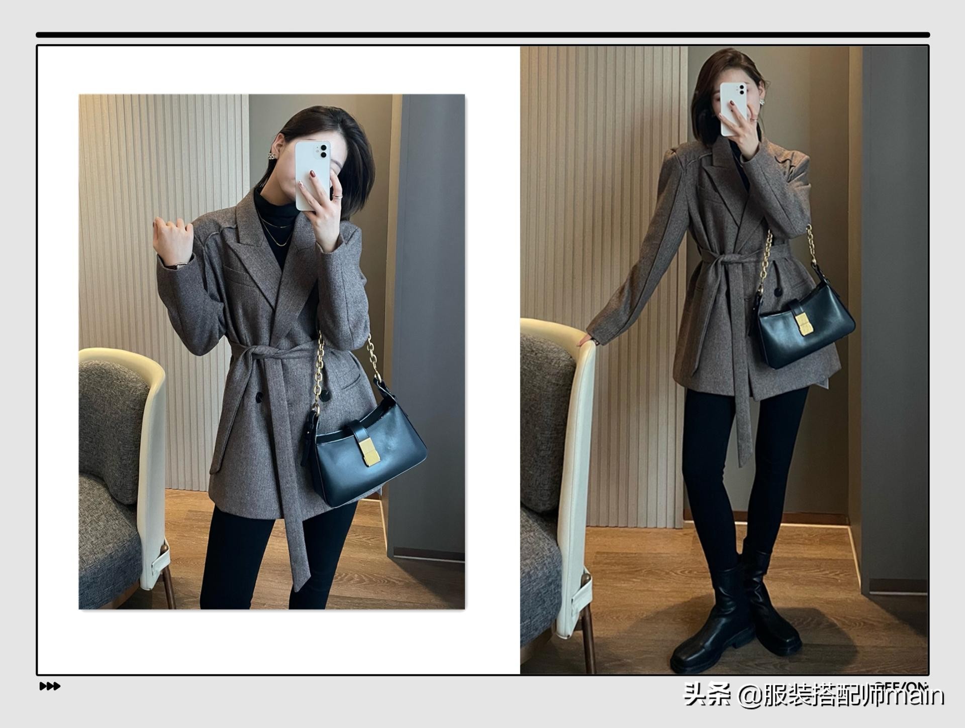 显高不臃肿有哪些时尚大衣穿法,长款大衣想要穿得不臃肿又显气质