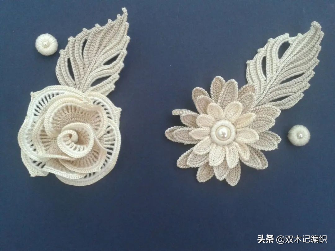 爱尔兰花和叶子大全，最令人心动的钩编之法