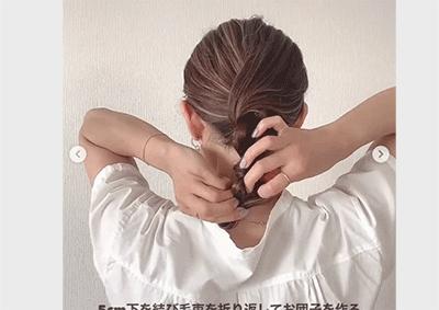 如何扎出女明星显脸小的高马尾,直刘海如何梳高马尾显脸小