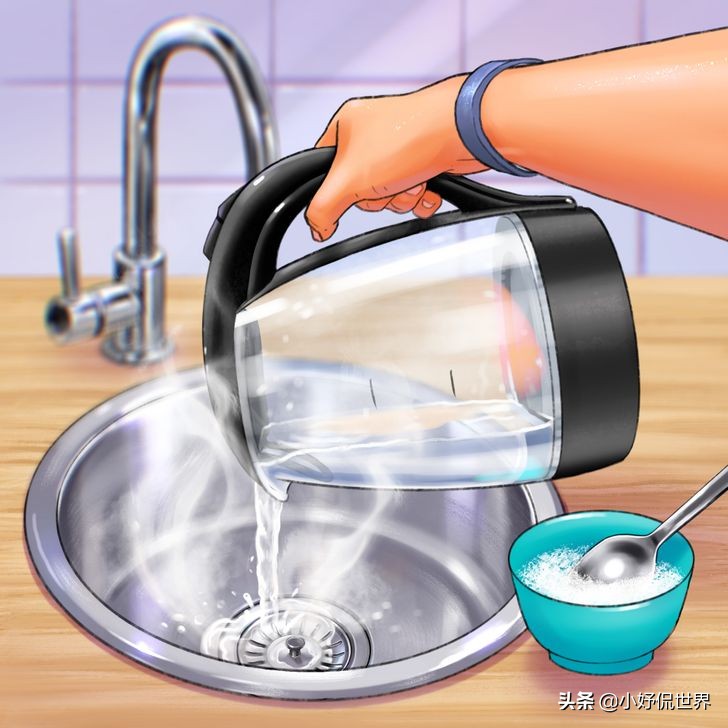 水槽排水口堵塞疏通方法,疏通水槽的方法