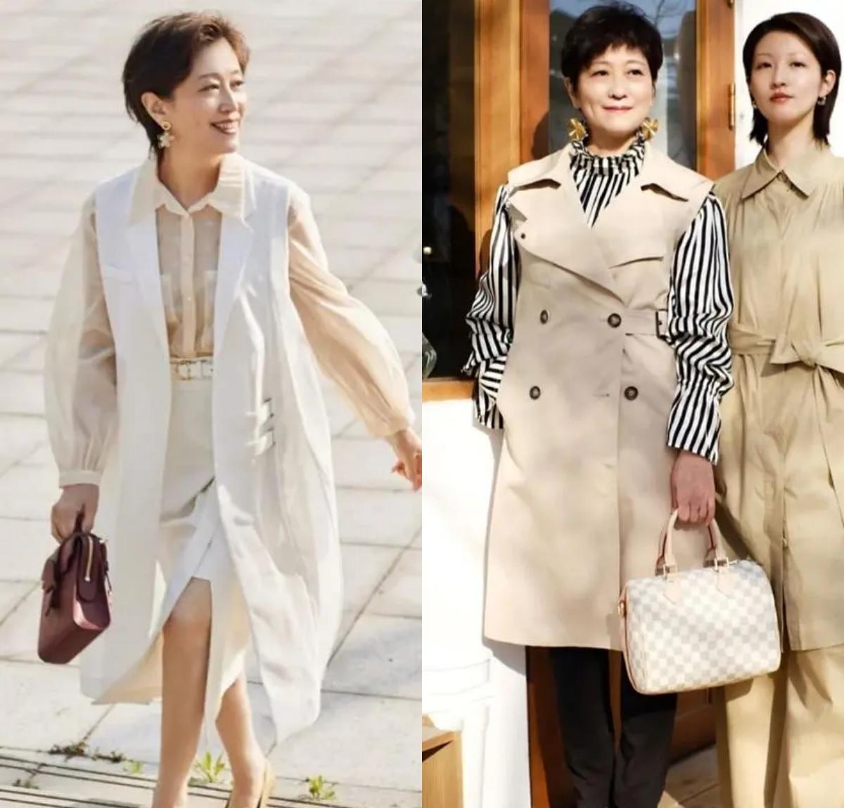 知性优雅女人味高档女装衣裤,五十岁女人衣裤高档优雅装