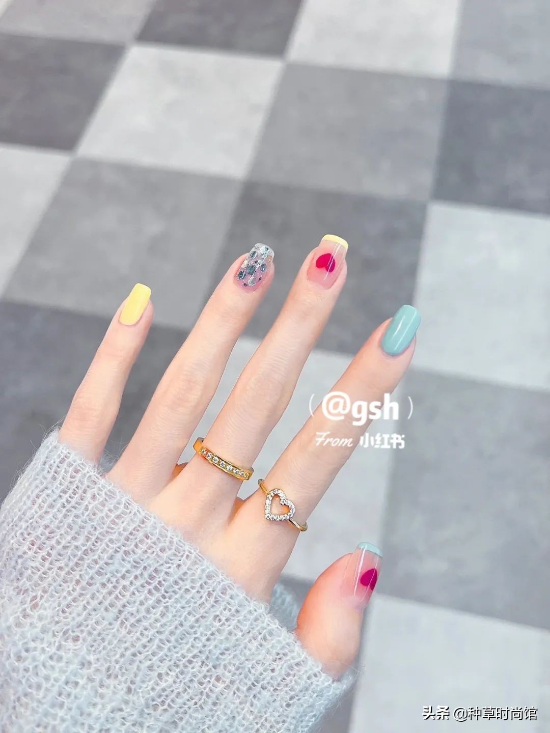 秋冬超显白高级感美甲,春日美甲图片最新款百搭