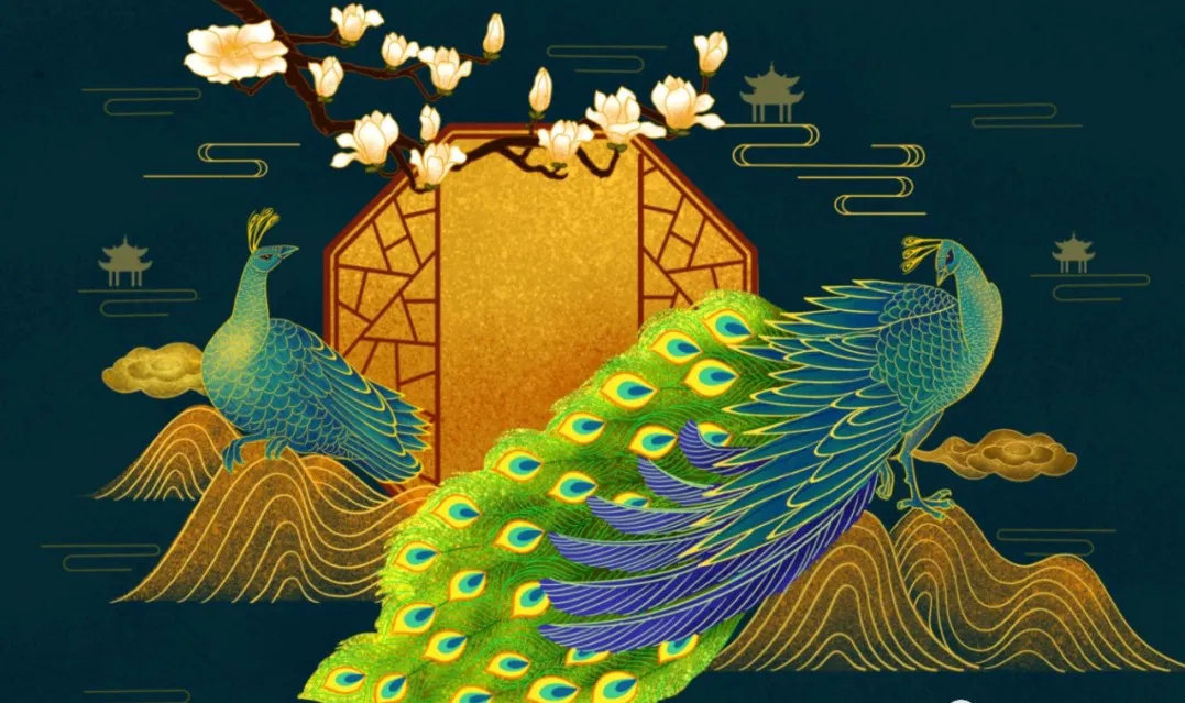 「309期」用国潮笔刷做了下点缀,老板看完马上涨工资