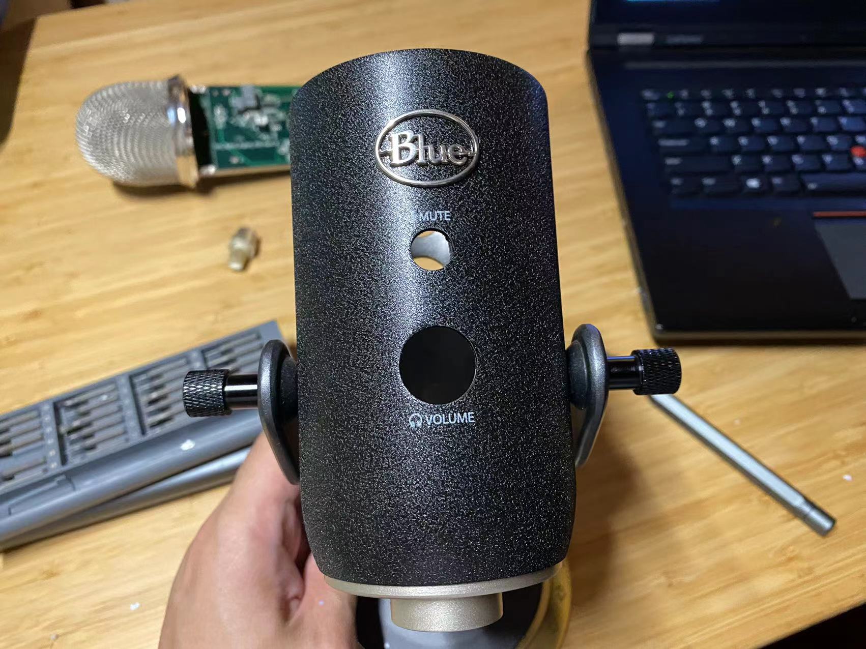 blueyeti麦克风怎么拆开,雪怪麦克风拆机