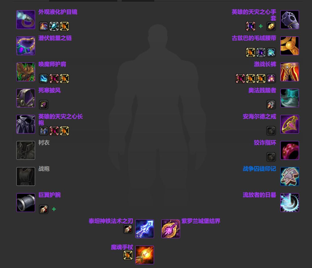 魔兽世界怀旧服WLK全职业天赋,魔兽世界wlkp4阶段法师bis装备