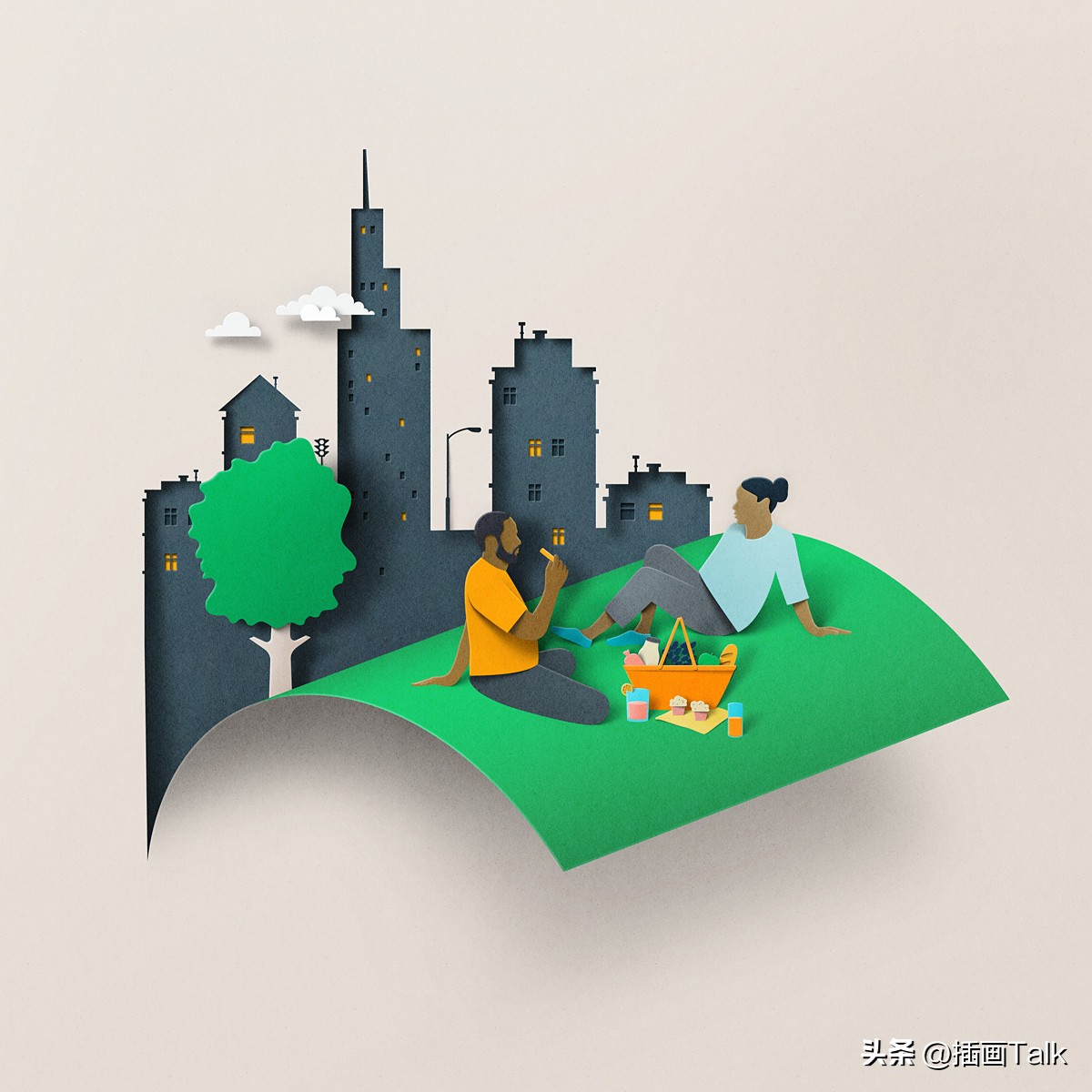 意大利插画师插画作品,意大利插画师插画作品春天