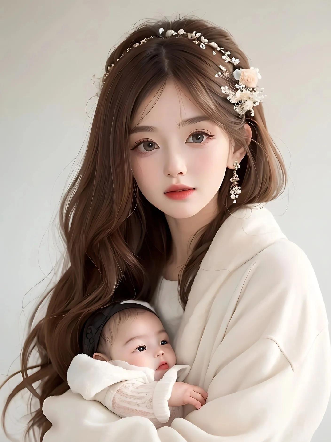 亲子准爸爸妈妈头像,亲子头像双胞胎男孩和妈妈