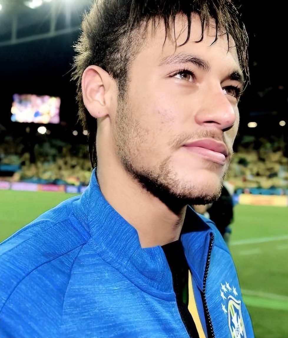 内马尔的帅气彩虹过人,内马尔俊朗的外表