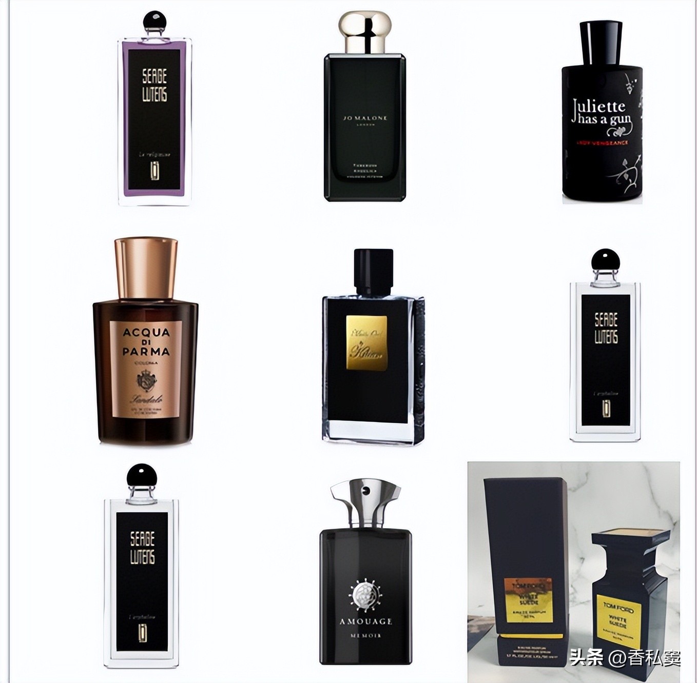 黑色系香水,持久淡香清新自然香水